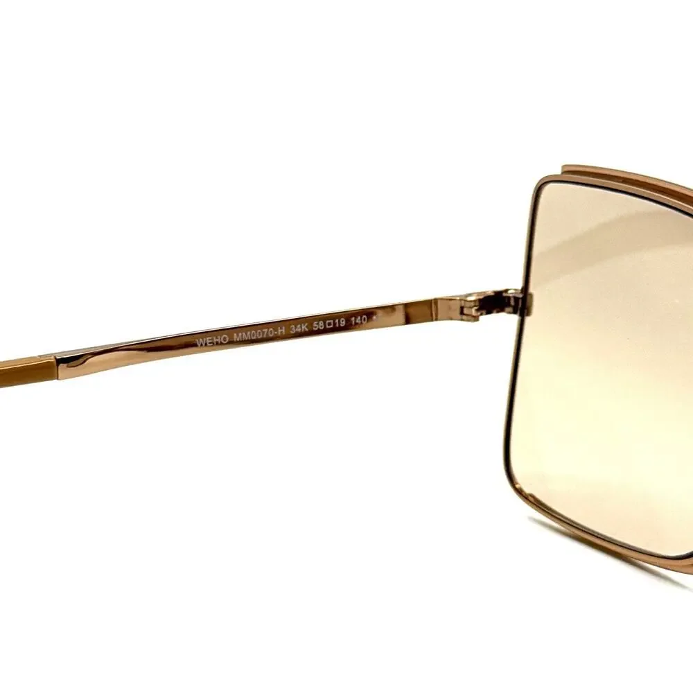 New, MAXMARA Sunglasses Weho MM0070-H 34K Authentic